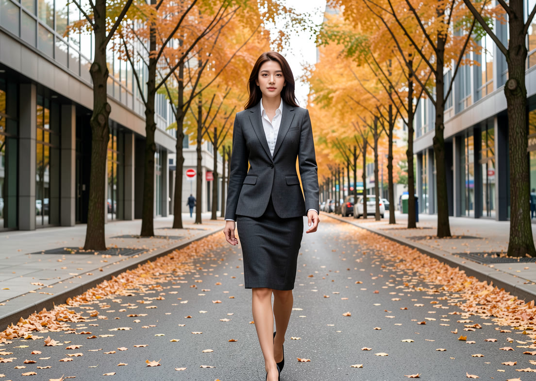 秋日通勤西服定制怎么穿不显拘谨，一人一版量身定制更合身